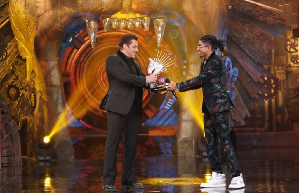 Mc Stan with Salman Khan