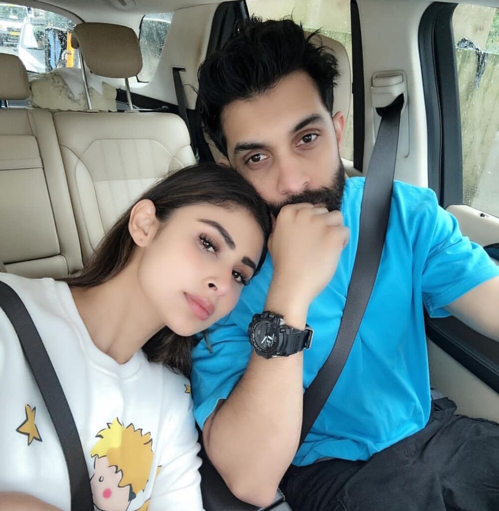 Mouni Roy with Husband